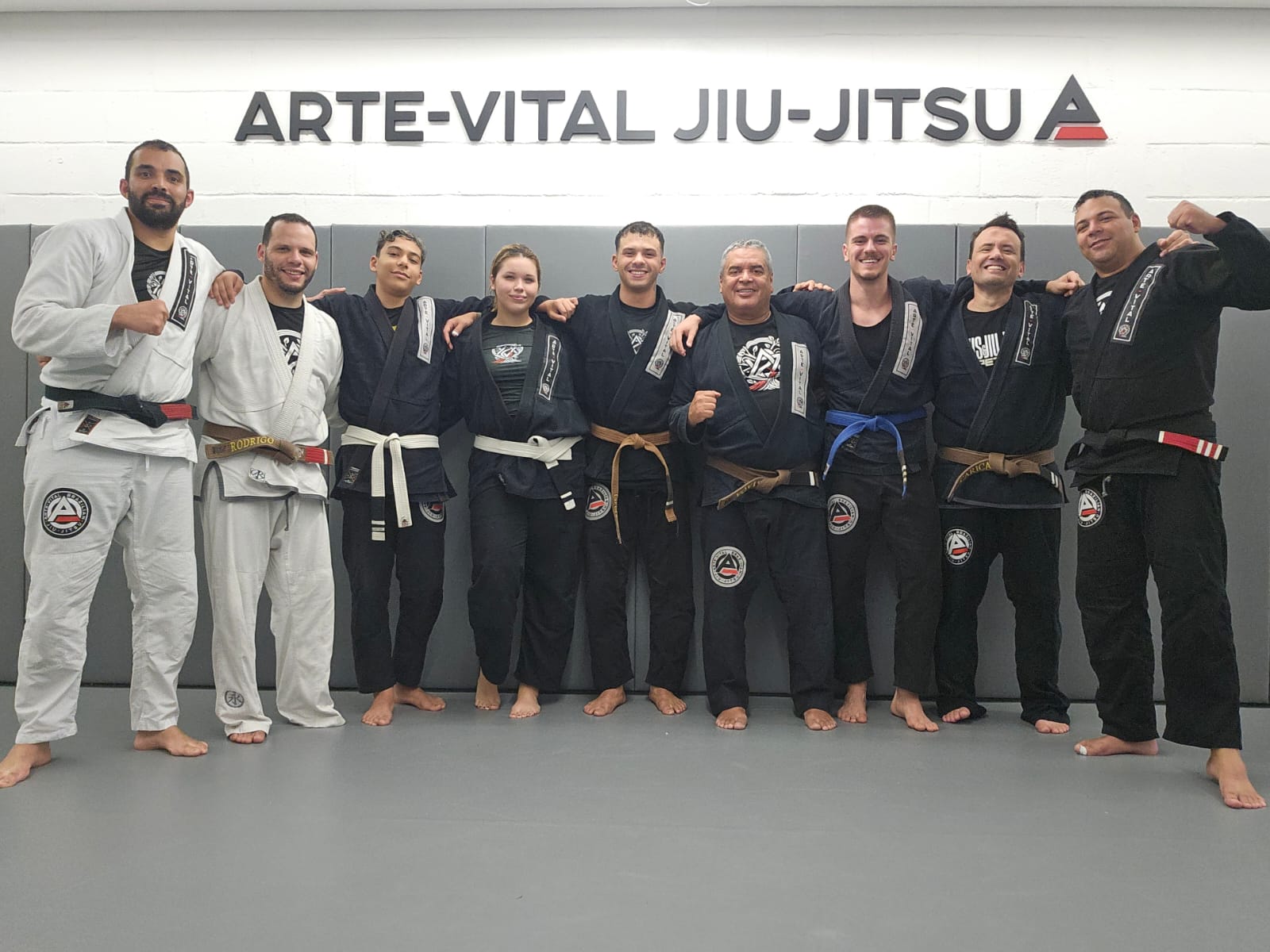 Equipe Arte Vital no tatame